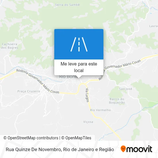 Rua Quinze De Novembro mapa