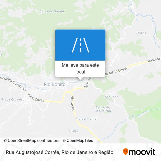 Rua Augustojosé Corrêa mapa