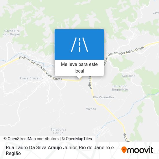 Rua Lauro Da Silva Araujo Júnior mapa