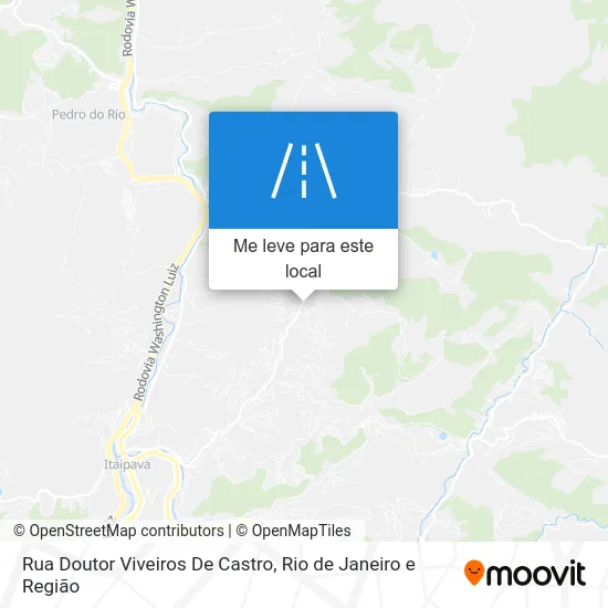 Rua Doutor Viveiros De Castro mapa