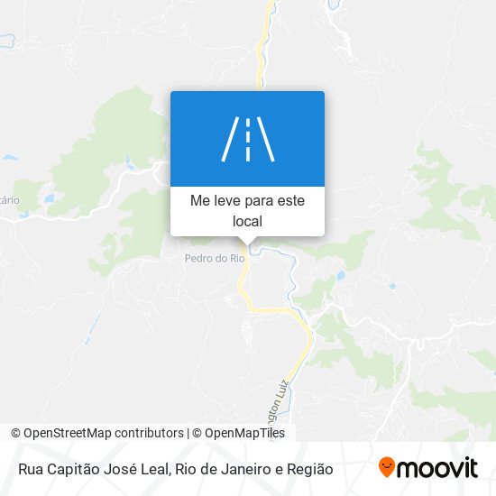 Rua Capitão José Leal mapa