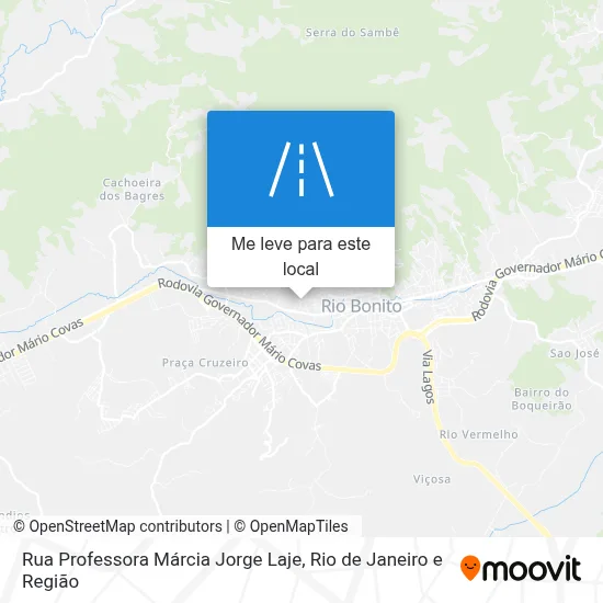 Rua Professora Márcia Jorge Laje mapa