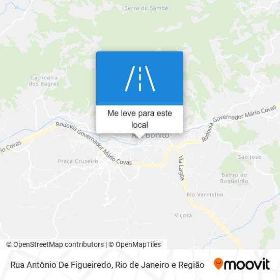 Rua Antônio De Figueiredo mapa