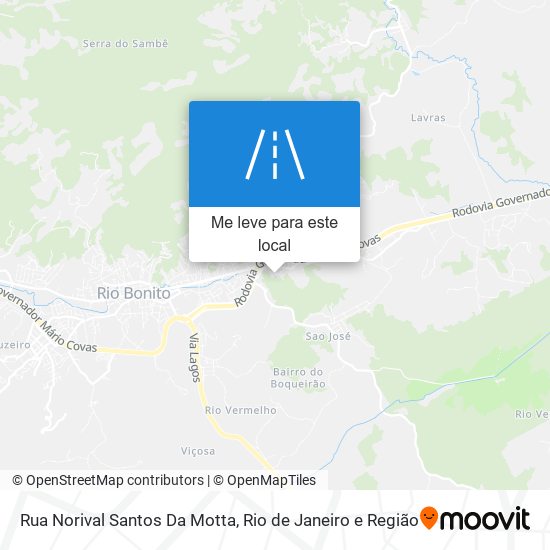 Rua Norival Santos Da Motta mapa