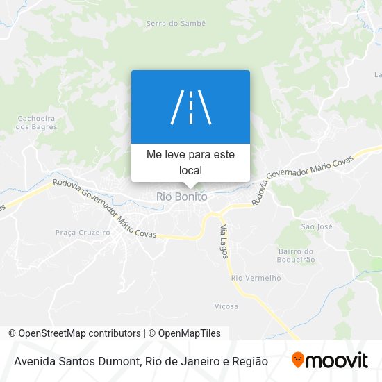Avenida Santos Dumont mapa