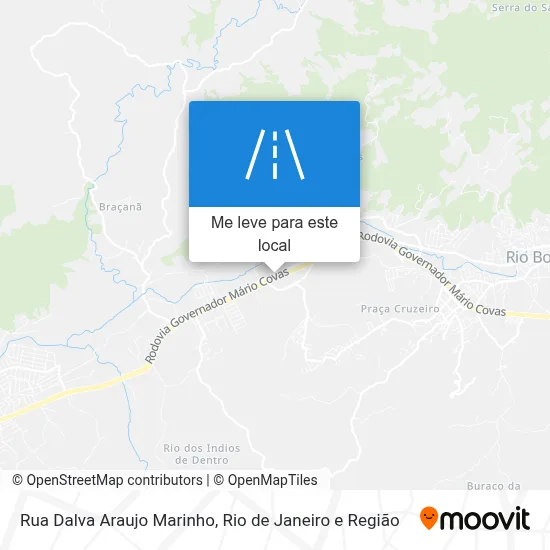 Rua Dalva Araujo Marinho mapa