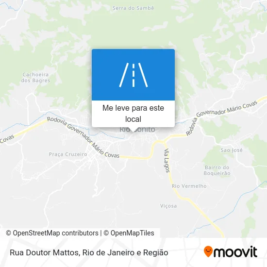 Rua Doutor Mattos mapa