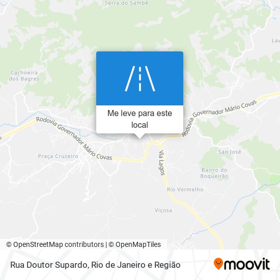 Rua Doutor Supardo mapa