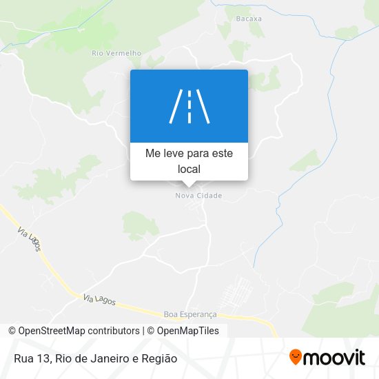 Rua 13 mapa