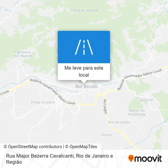 Rua Major Bezerra Cavalcanti mapa