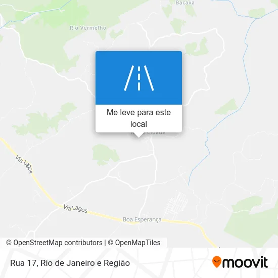 Rua 17 mapa