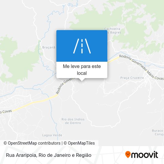 Rua Araripoia mapa