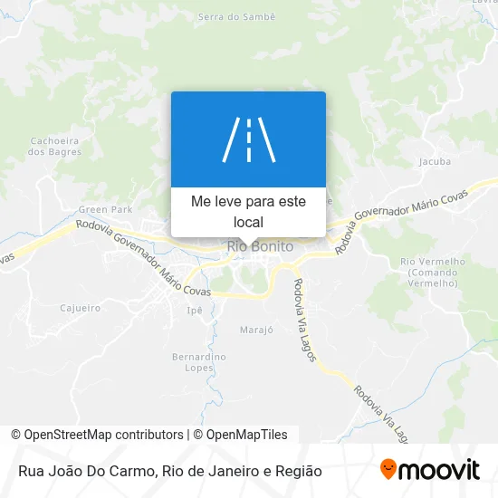 Rua João Do Carmo mapa
