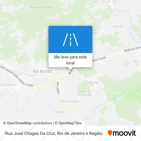 Rua José Chagas Da Cruz mapa