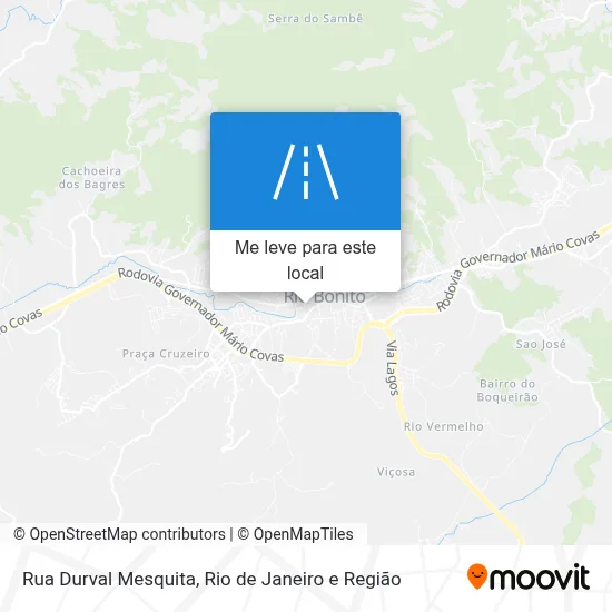 Rua Durval Mesquita mapa