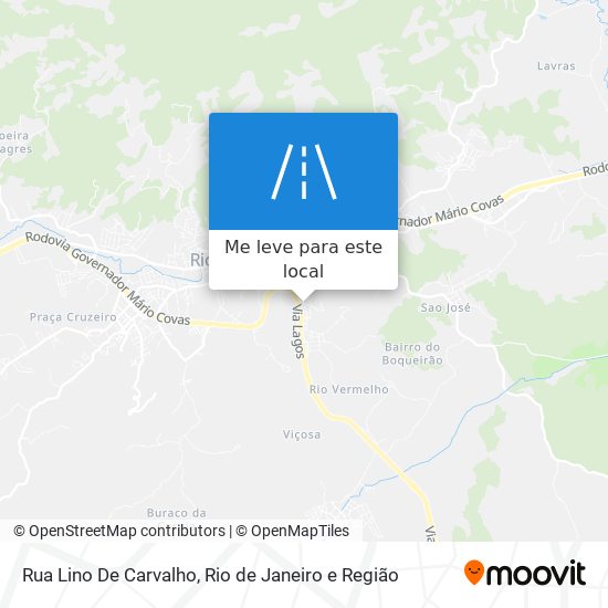 Rua Lino De Carvalho mapa