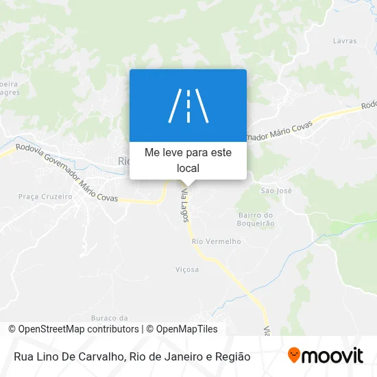 Rua Lino De Carvalho mapa
