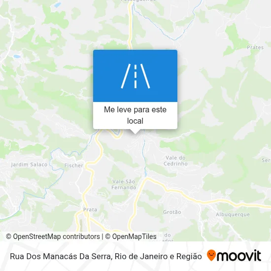 Rua Dos Manacás Da Serra mapa