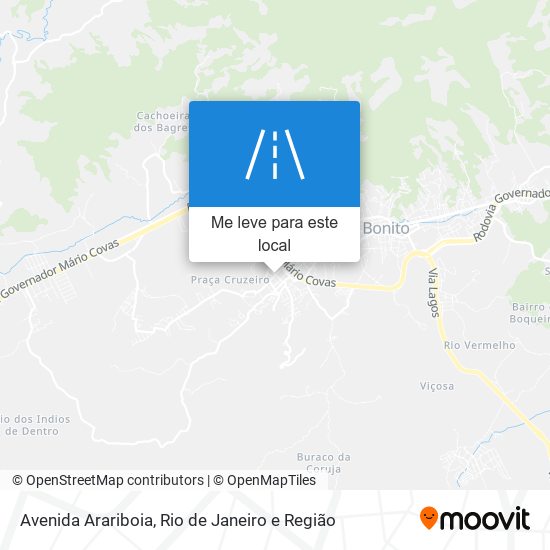 Avenida Arariboia mapa