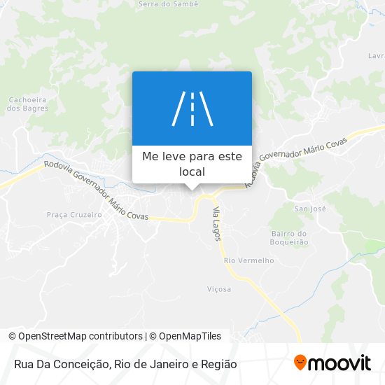 Rua Da Conceição mapa