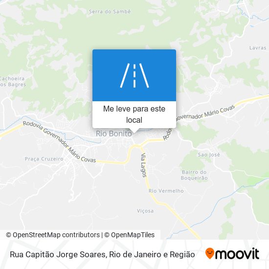 Rua Capitão Jorge Soares mapa