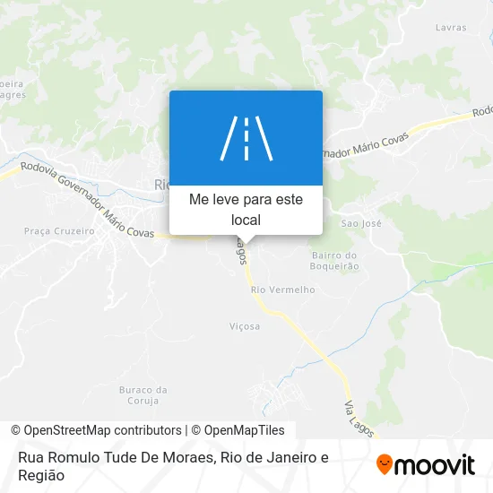 Rua Romulo Tude De Moraes mapa
