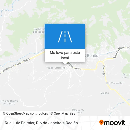 Rua Luiz Palmier mapa