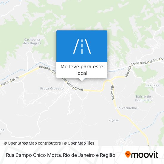 Rua Campo Chico Motta mapa