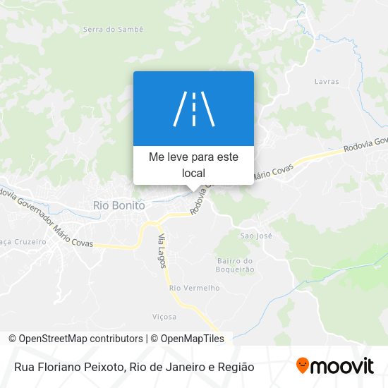 Rua Floriano Peixoto mapa
