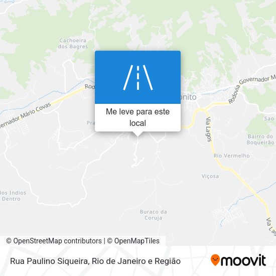 Rua Paulino Siqueira mapa