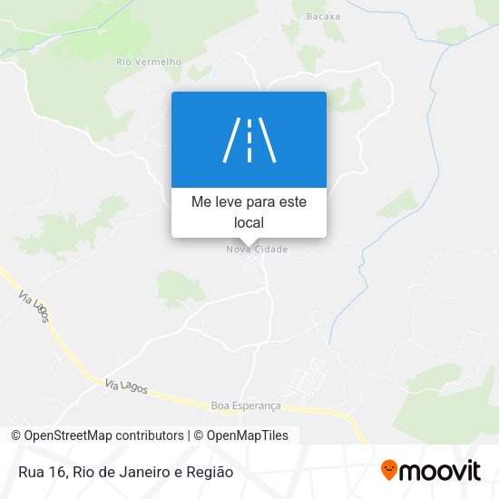 Rua 16 mapa