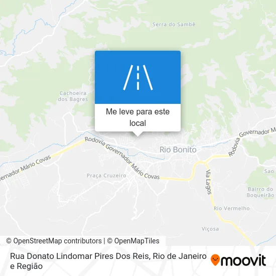 Rua Donato Lindomar Pires Dos Reis mapa