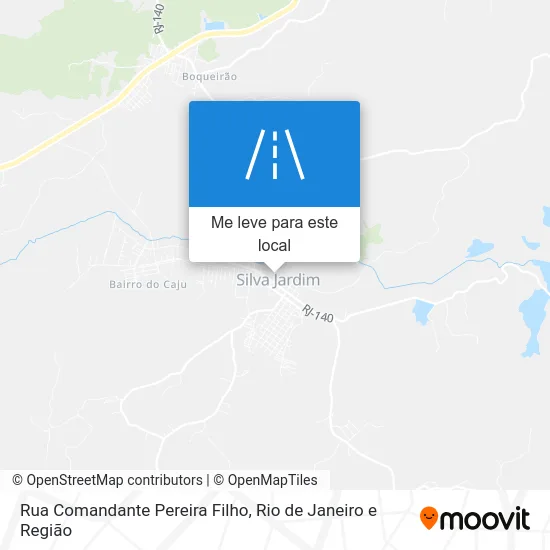 Rua Comandante Pereira Filho mapa