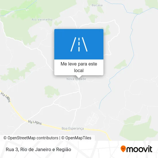 Rua 3 mapa
