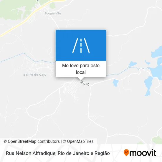 Rua Nelson Alfradique mapa