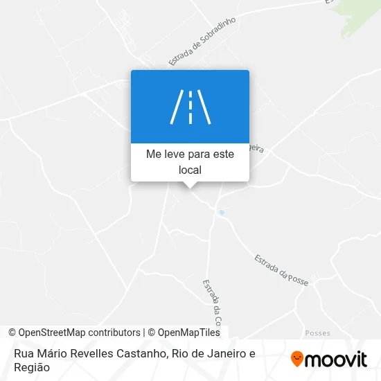 Rua Mário Revelles Castanho mapa