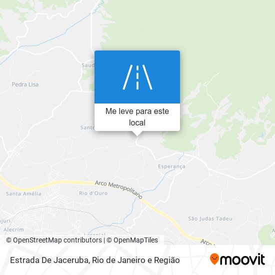 Estrada De Jaceruba mapa