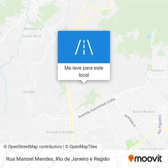 Rua Manoel Mendes mapa