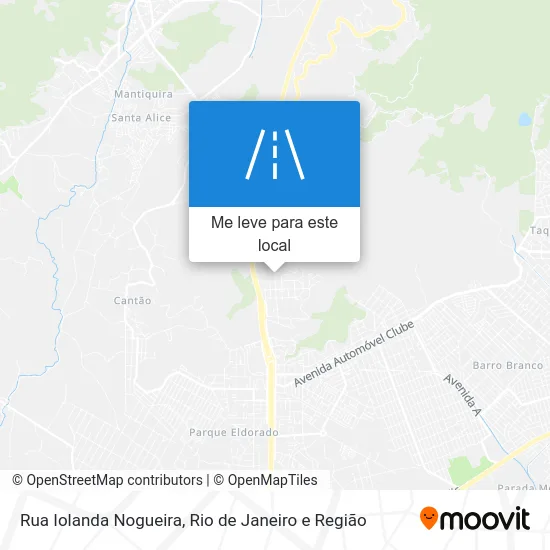 Rua Iolanda Nogueira mapa