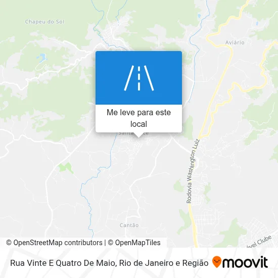 Rua Vinte E Quatro De Maio mapa