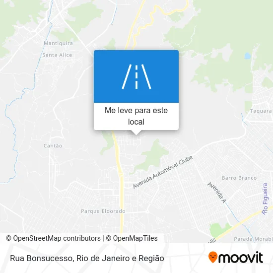 Rua Bonsucesso mapa