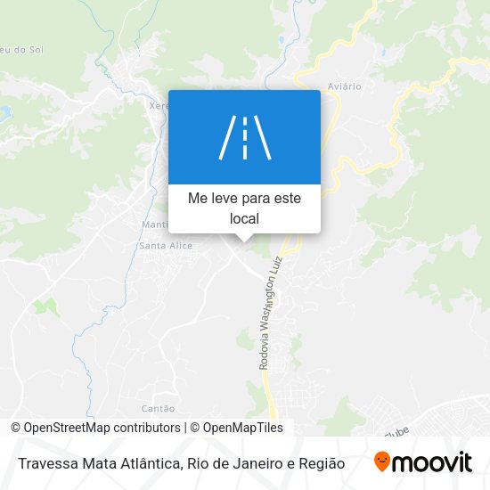 Travessa Mata Atlântica mapa