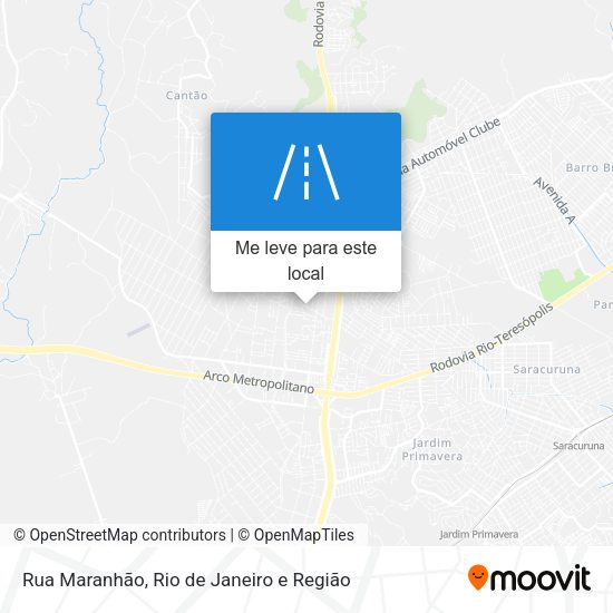 Rua Maranhão mapa