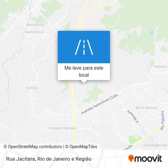 Rua Jacitara mapa