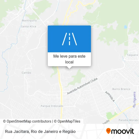Rua Jacitara mapa