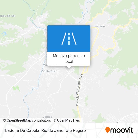 Ladeira Da Capela mapa