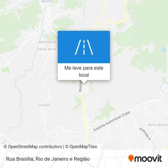 Rua Brasília mapa