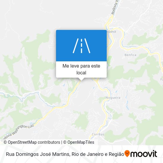 Rua Domingos José Martins mapa