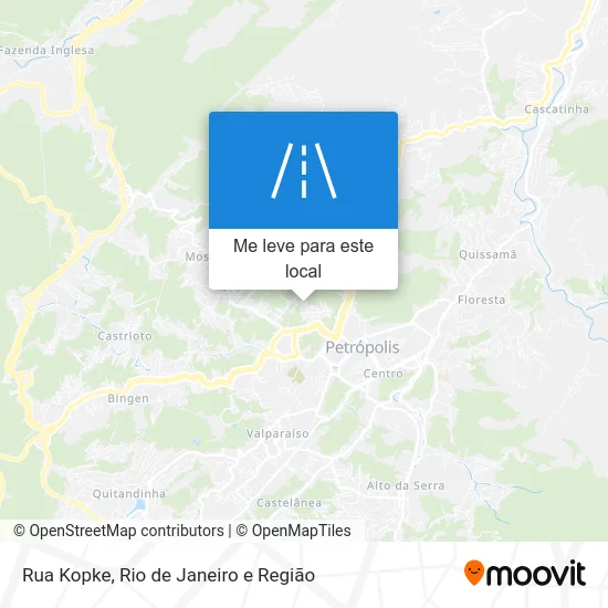 Rua Kopke mapa