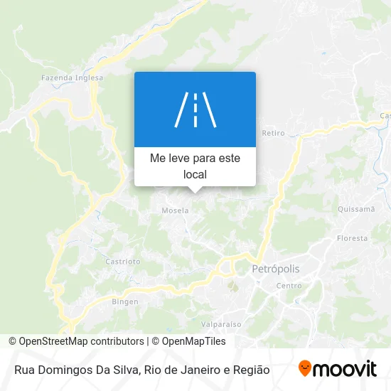 Rua Domingos Da Silva mapa